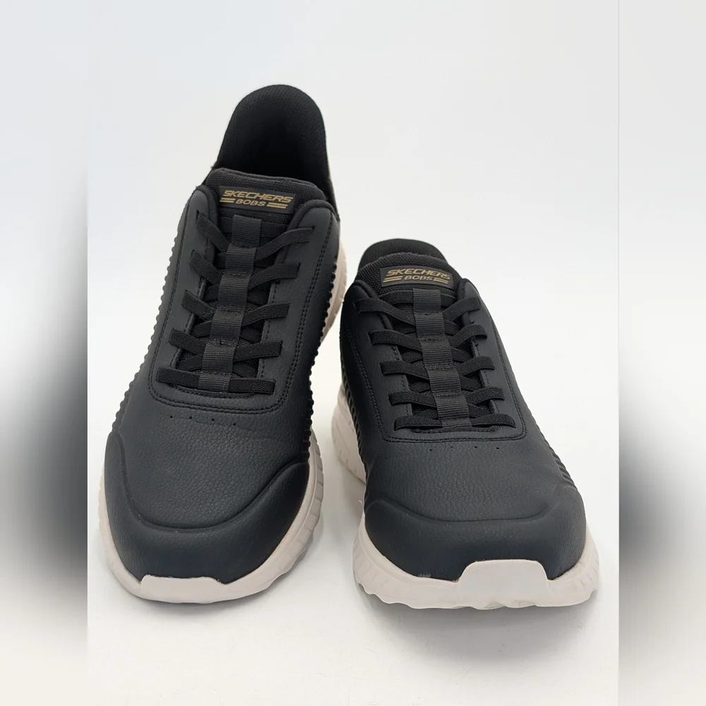 BOBS By Skechers™ Sz 12 Hands Free Slip-On Blk Sneaker Comfort Sole Heel Pillow - Picture 13 of 17